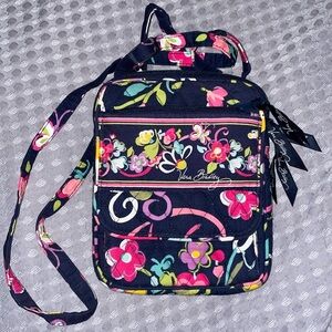 Mini Hipster Crossbody Bag Ribbons Pattern